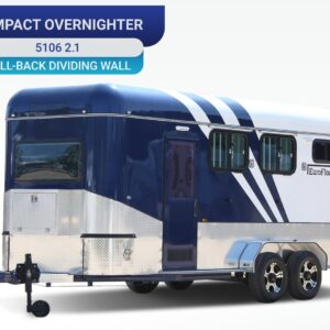 2 Horse Angle Load Camper Float Mid Overnighter SN 2.1