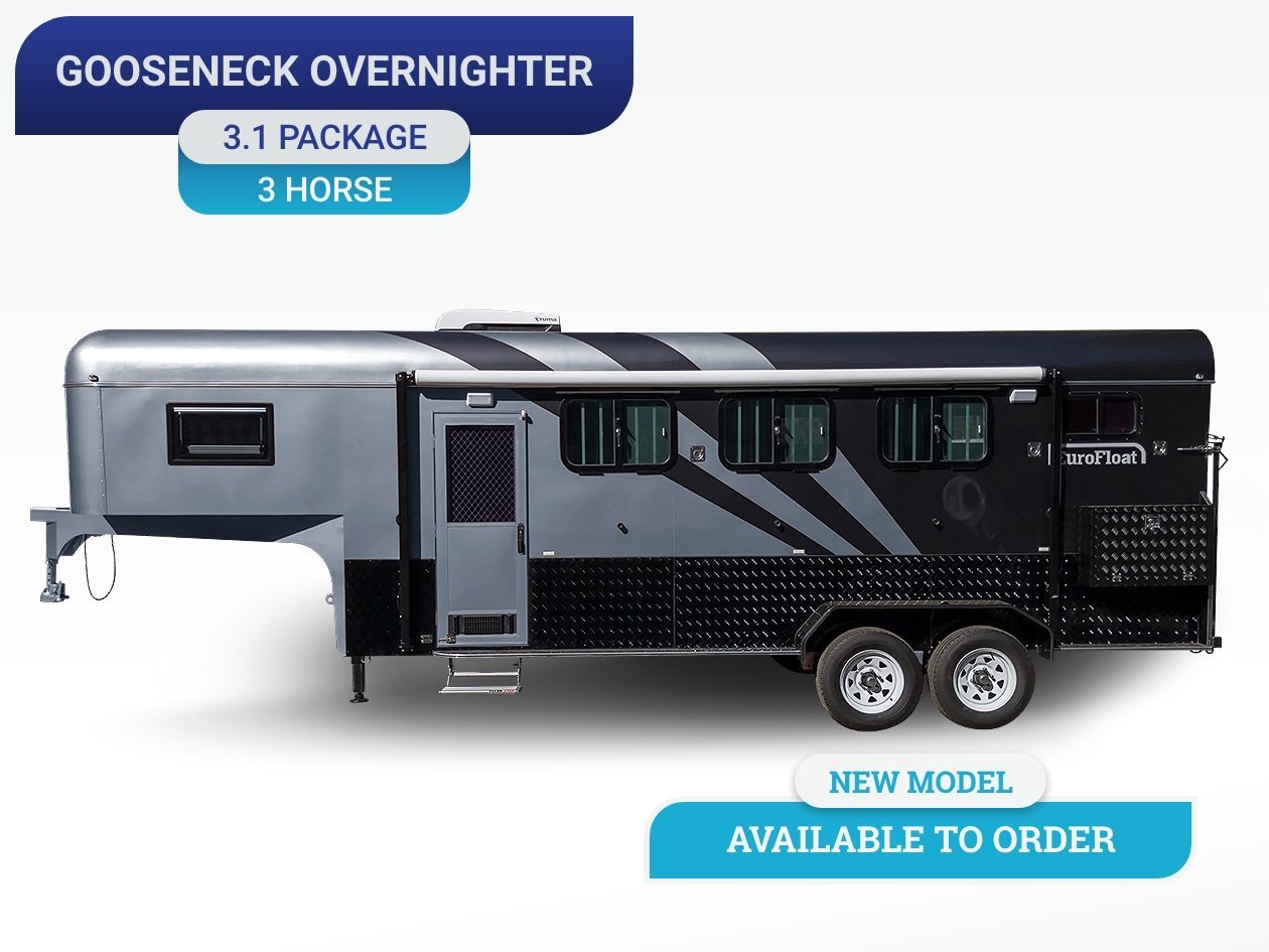 3 Horse Angle Gooseneck Camper Float SN 3.1