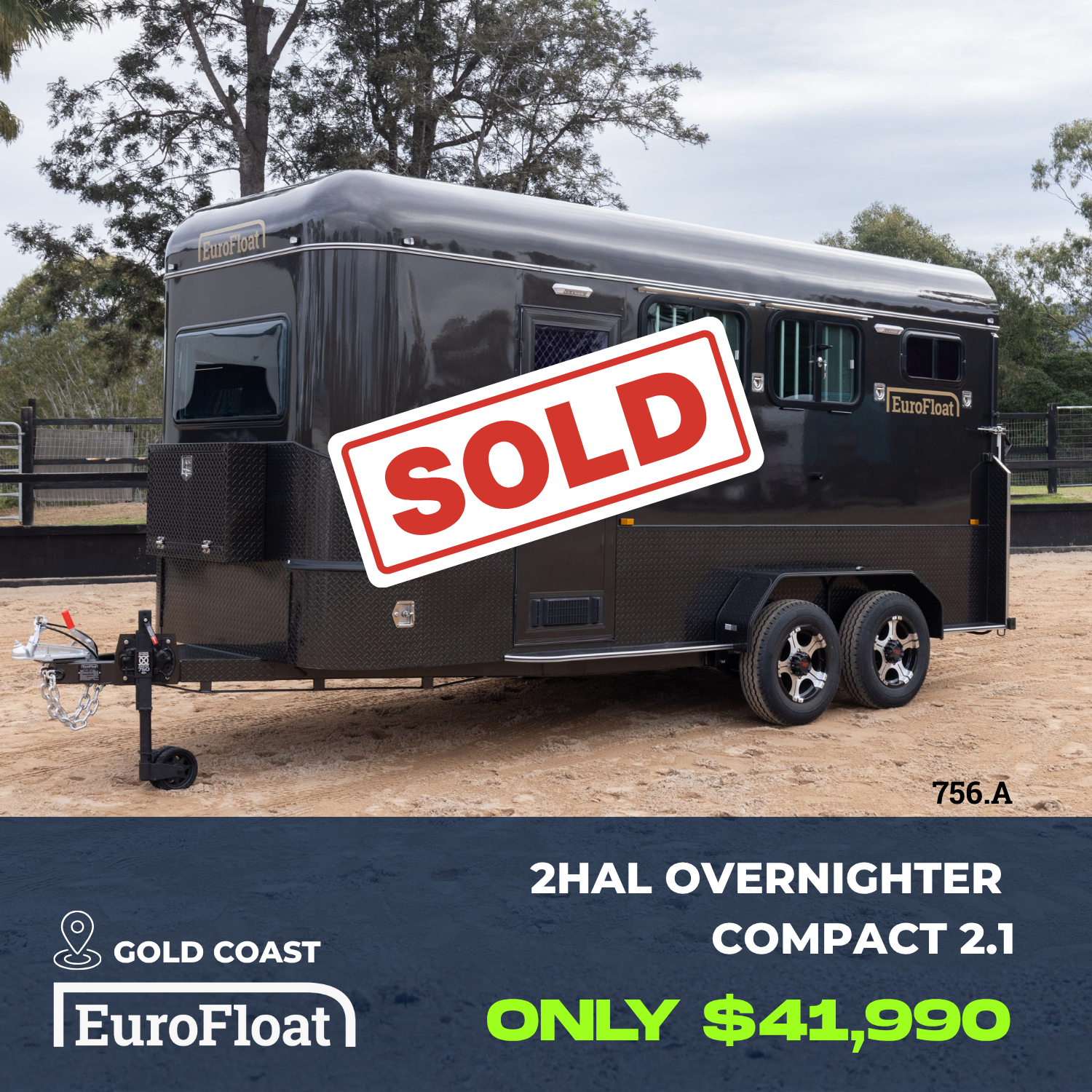 2 Horse Angle Load Camper Float Compact Overnighter SN 2.0 - Image 4