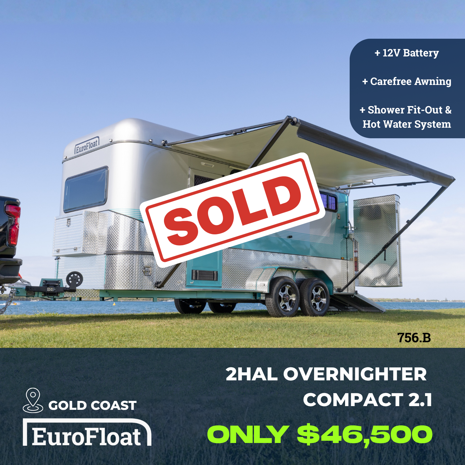 2 Horse Angle Load Camper Float Compact Overnighter SN 2.0 - Image 5